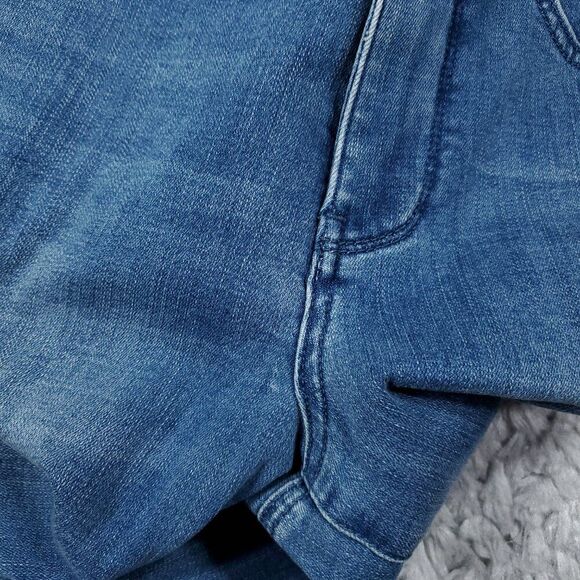 NYDJ High Rise Girlfriend Hollywood Jeans Blue Stunning Stretch Women's Size 2 - Picture 8 of 13